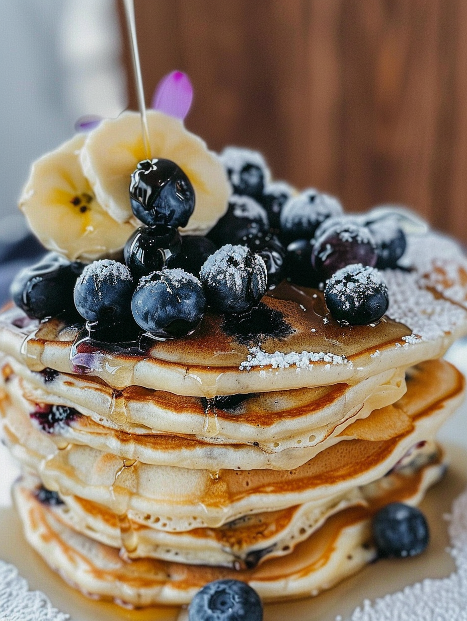 Blueberry Buttermilk Pancakes